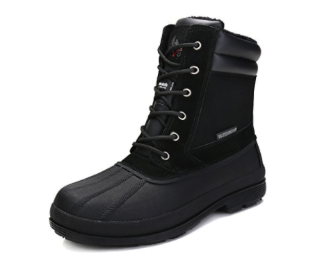 arctiv8 Men's Insulated Waterproof Construction Rubber Sole Winter Snow Skii Boots